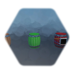 Wooden Barrel (Breakable)