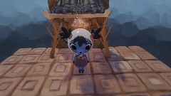 Dog tossing Artio test