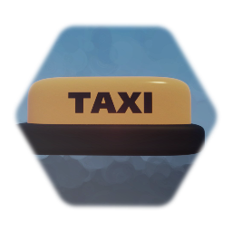 Taxi roof sign