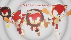 Nico The hedgehog - 2 Year Anniversary Background