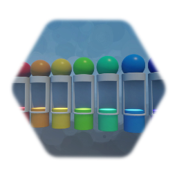 Ultra Ragdoll Sandbox Arena player with colors