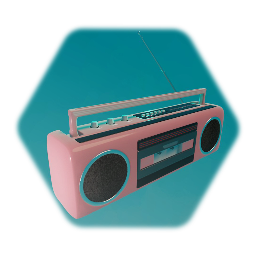 <uipossessvizbody> Dreams Guild - 80's Tape Player Boombox
