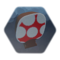 The Gardens - Cardboard mushroom