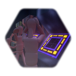 Rayman punches Globox in the Arcade