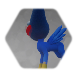 Evil flying huggy enemy