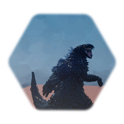Stylized Godzilla