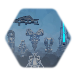 Bionicle pieces
