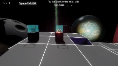 Wip Golf at the Museum - hole 5 Space Exhibit