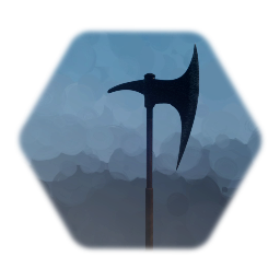 Rusty axe sculpt