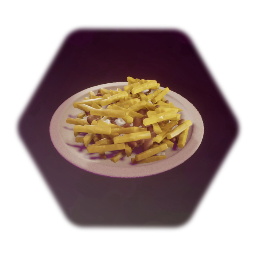 Plate of Poutine French Fries