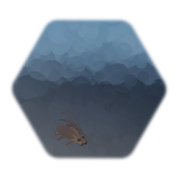 Roach animated flying