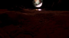 Explosion of planet.