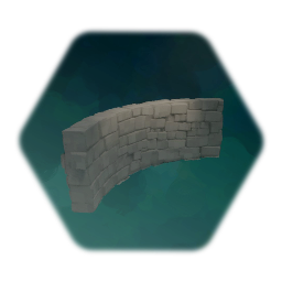 Large Curved Dungeon Wall