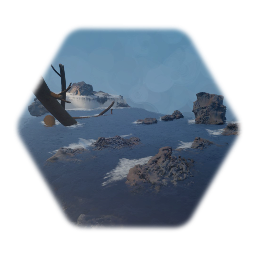 Shallow Rapid Dark Blue River