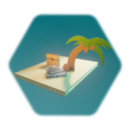 Cardboard Coconut Tree