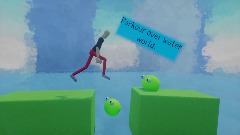 Parkour over water world