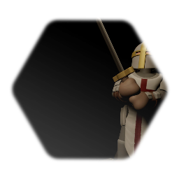 Round helm crusader