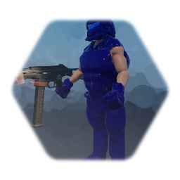 TOMB Guy (FPS, Strafing, Shotgun + Machine Gun)