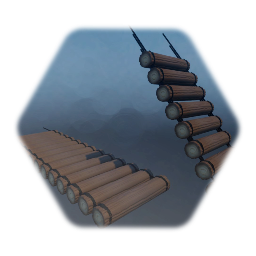 Rope and log ladder (Clone to expand)