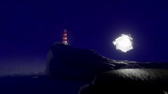 Lighttower on a cliff