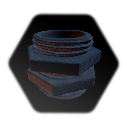 Rusty Electrical Junction Box Port