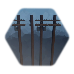 Telephone poles