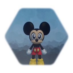 Mickey mouse platformer puppet