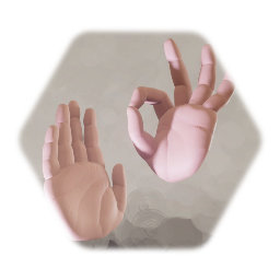 Realistic Fleshy Hand (Poseable)