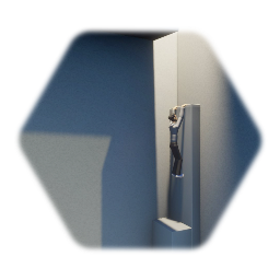 Ledge grabbing character starter set