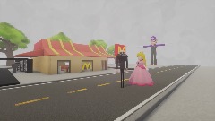 Gru goes to McDonald's