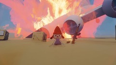 Parappa gets chased by the Police: Chapter V Cargo plane crash