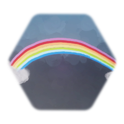 Rainbow with Clouds