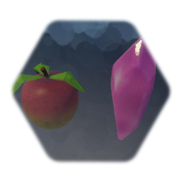 Wumpa fruit\Power crystal from "Crash bandicoot"