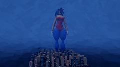Giantess Growth Sonica V6 In City with Sonic