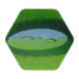 Grass Bridge Biome Block - Double Sided