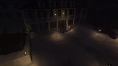Mansion Courtyard - Black Night (Kayla)