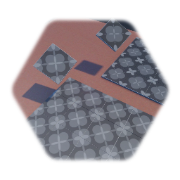 Two Sided Tile Floral  - 2/29/2020