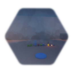 Godzilla Monster Combat Arena Template fight