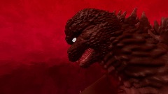 Shin Godzilla destroys a City