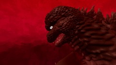 Shin Godzilla destroys a City