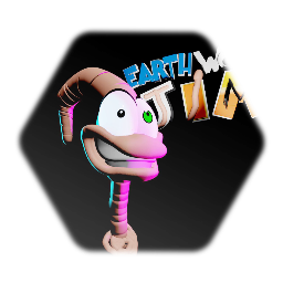 Earthworm jim head <pink>(v2)