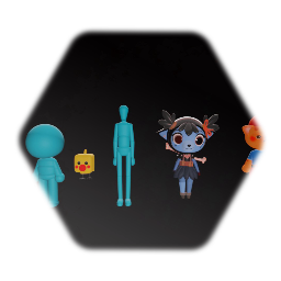 Black Background / Colorful Elements