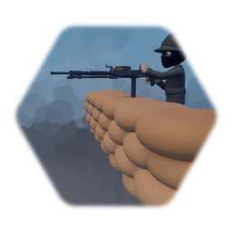 WW1 Enemy LMG Turret