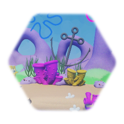 Jellyfish Fields - Nickelodeon All-Star Brawl (With platform)