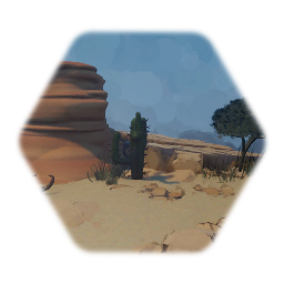 Small piece of desert