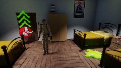 Ghostbusters firehouse bedroom