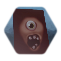 Monster Face Spray Paint Test