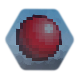 pixel art red ball