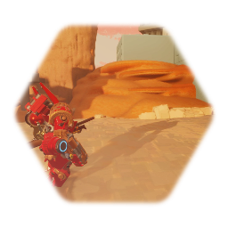 Desert Hex Topo Tiles