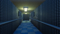 Practice scene of metro corridor